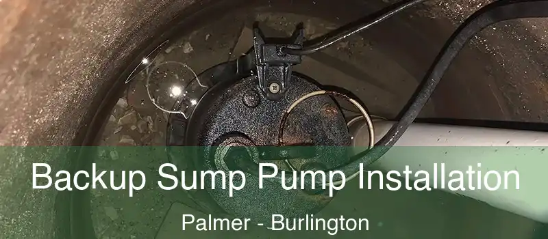  Backup Sump Pump Installation Palmer - Burlington