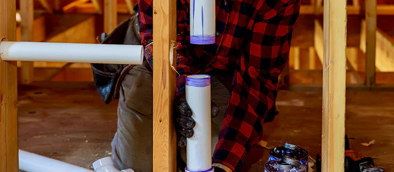 Process of Rough In Plumbing in Palmer, Burlington