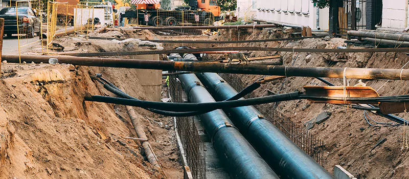 Underground Drainage Pipe Replacement in Palmer, Burlington